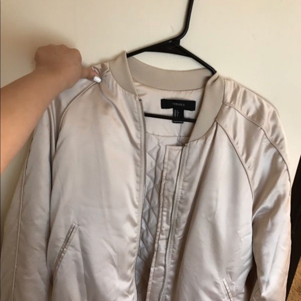 Silk Bomber Jacket
